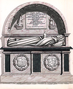 Memorial to Susanna Longuevile in 1820 [Z1244]